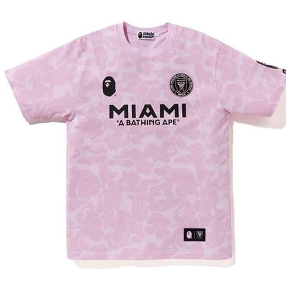 Bape x Inter Miami CF camo Tee